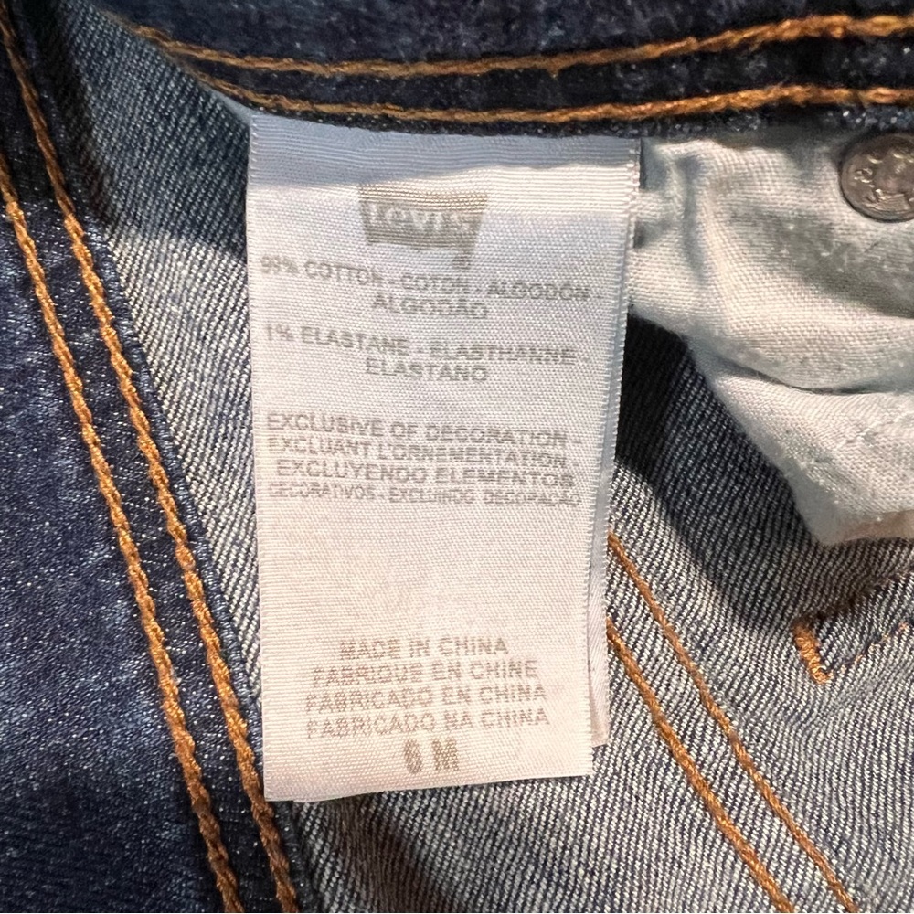 Levi’s 505 Straight Leg Women’s Denim Jeans Size 6 M - Picture 9 of 11